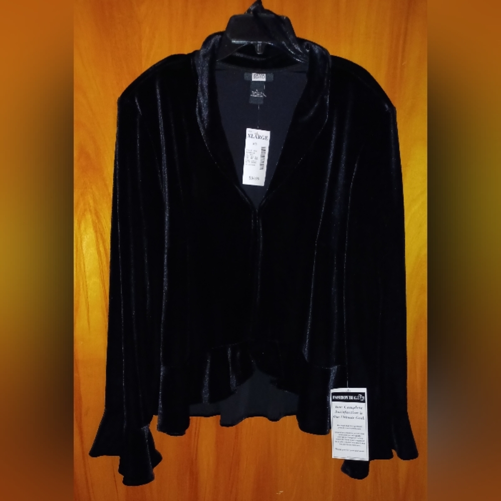 New velvet like blazer